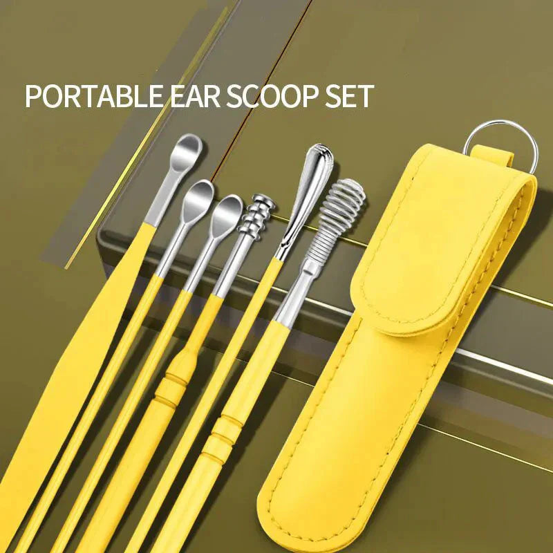 Ear Wax Cleaning Kit 6 Pcs Ear Pick Tools